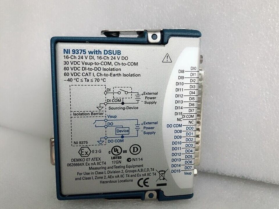 new 1PC  NI NI 9375 NI9375 781030-01 cDAQ Digital Input Output ping