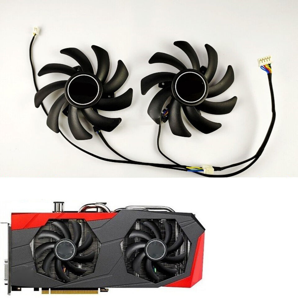 new 1PC For POSEIDON GTX770 780 980Ti FDC10H12S9-C Graphics Cooling Fan 5pin+2pin - POSEIDON