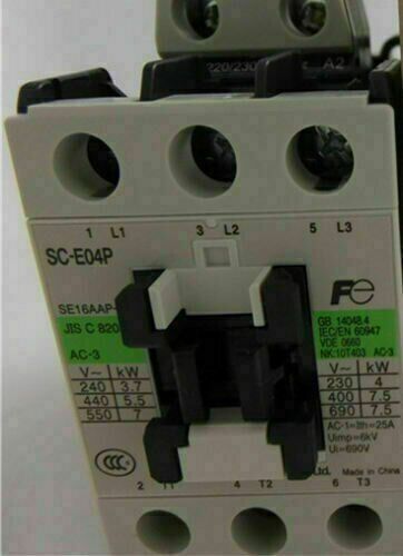 new Fuji SC-E04P AC220V Contactor 1PC SCE04P - FUJI