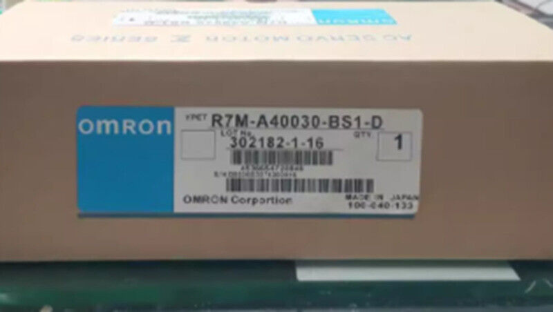 new 1PC Omron R7M-A40030-BS1-D Servo Motor R7MA40030BS1D ping - OMRON