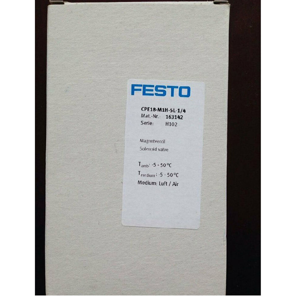 new 1PC Festo CPE18-M1H-5L-1/4 163142 Solenoid Valve ping - FESTO