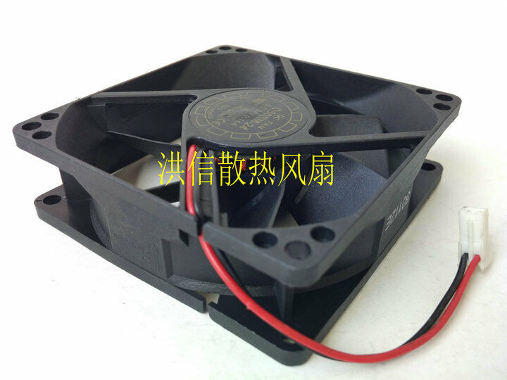 new 1 PCS Fan 8CM Inverter cooling fan 2 Pin D80SM-24 DC24V 0.14A 8025 - MODCON CONTROLS