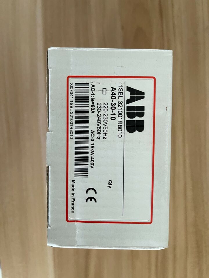 ABB A40-30-10 contactor 220VAC - ABB
