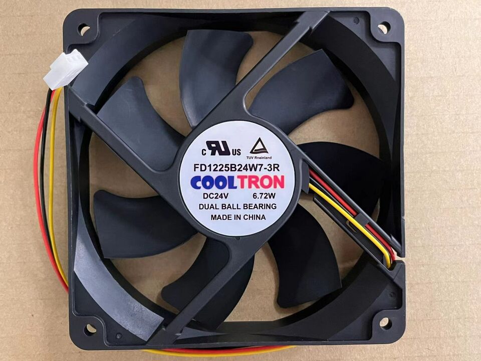 new 1PC three wire axial fan FD1225B24W7-3R DC24V 6.72W - PLCDEVCO