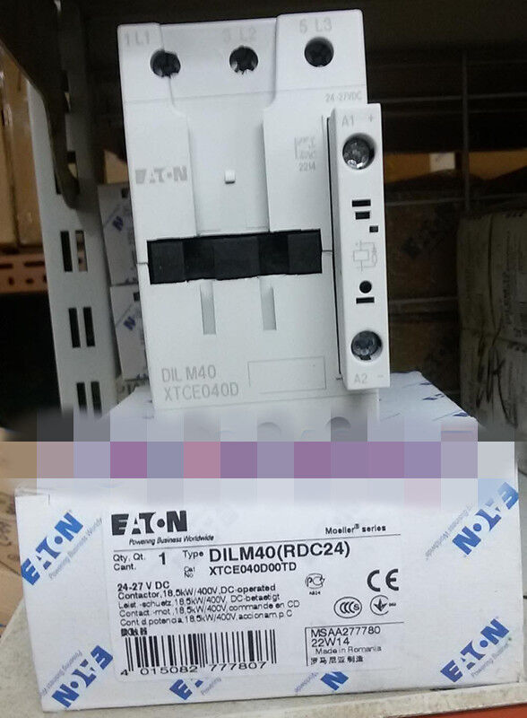 new Eaton Moeller DILM40 1PC  Contactor ping Moeller