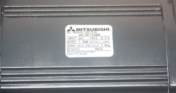 new One Mitsubishi HC-RF153BK HCRF153BK Servo Motor Expedietd - MITSUBISHI