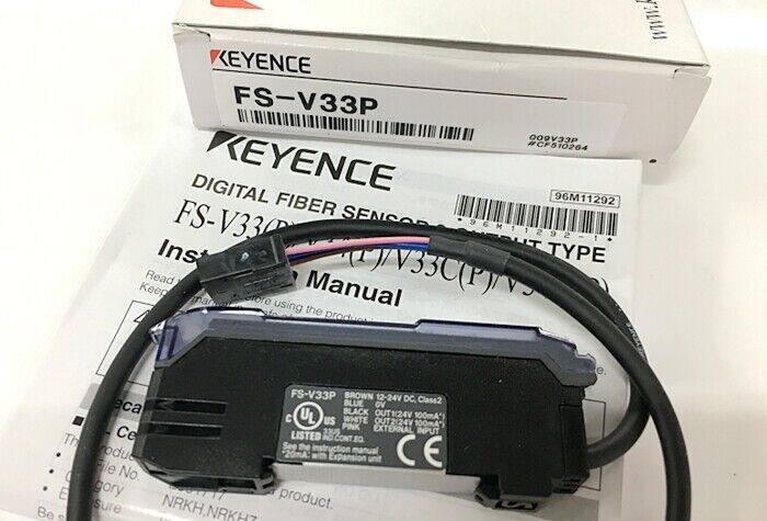 new 1PC Keyence FS-V33P Fiber Optic Sensor Amplifier In Box FSV33P - KEYENCE