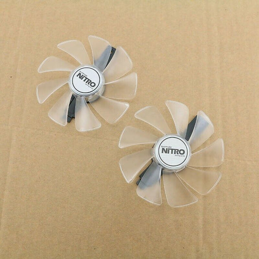 1PC LED Light Cooling Fan for Sapphire NITRO RX570 580 590 RX470 480 Card - SAPPHIRE