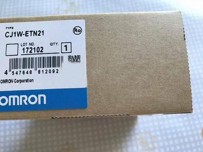new 1PC Omron CJ1W-ETN21 Ethernet Unit Programmable Controller CJ1WETN21 In Box - OMRON