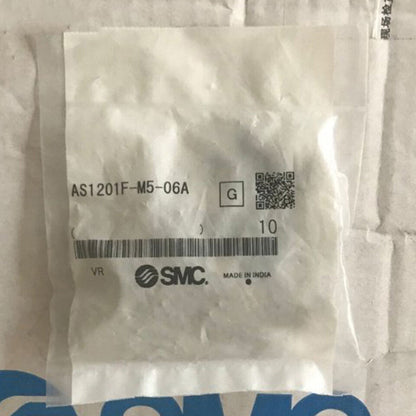 new 10PCS SMC AS1201F-M5-06A Throttle Control Valve AS1201FM506A - SMC