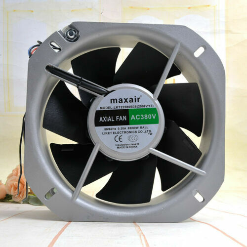 new 1pcs Maxair LKT22580B38 200FZY3 22580 380v metal cooling fan