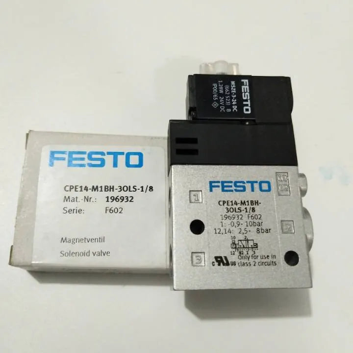 Festo CPE14-M1BH-3OLS-1/8 Solenoid Valve: High-Performance Flow Control for Pressure Range 1/8 inch - FESTO