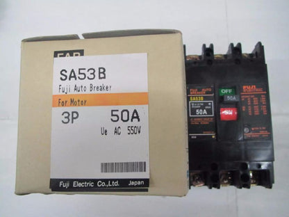 new Fuji SA53B 3P 50A Moulded Case Circuit Breaker 1PC - FUJI