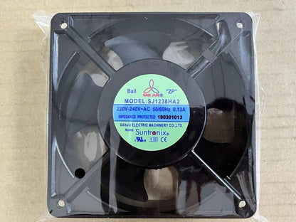 new 1PC 220-240V AC 0.13A axial Cooling Fan metal frame SJ1238HA2 120*120*38 mm - KOEED