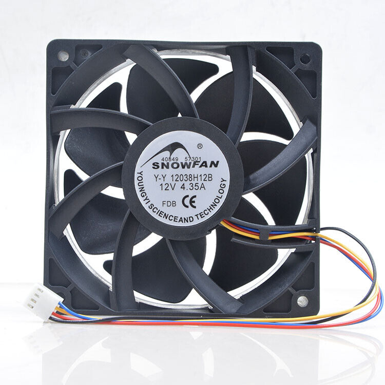 new 1PC For Y-Y12038H12B 12038 Ant 6100 RPM Violent Fan 12V 4.35A 120*120*40mm - OPCOIL
