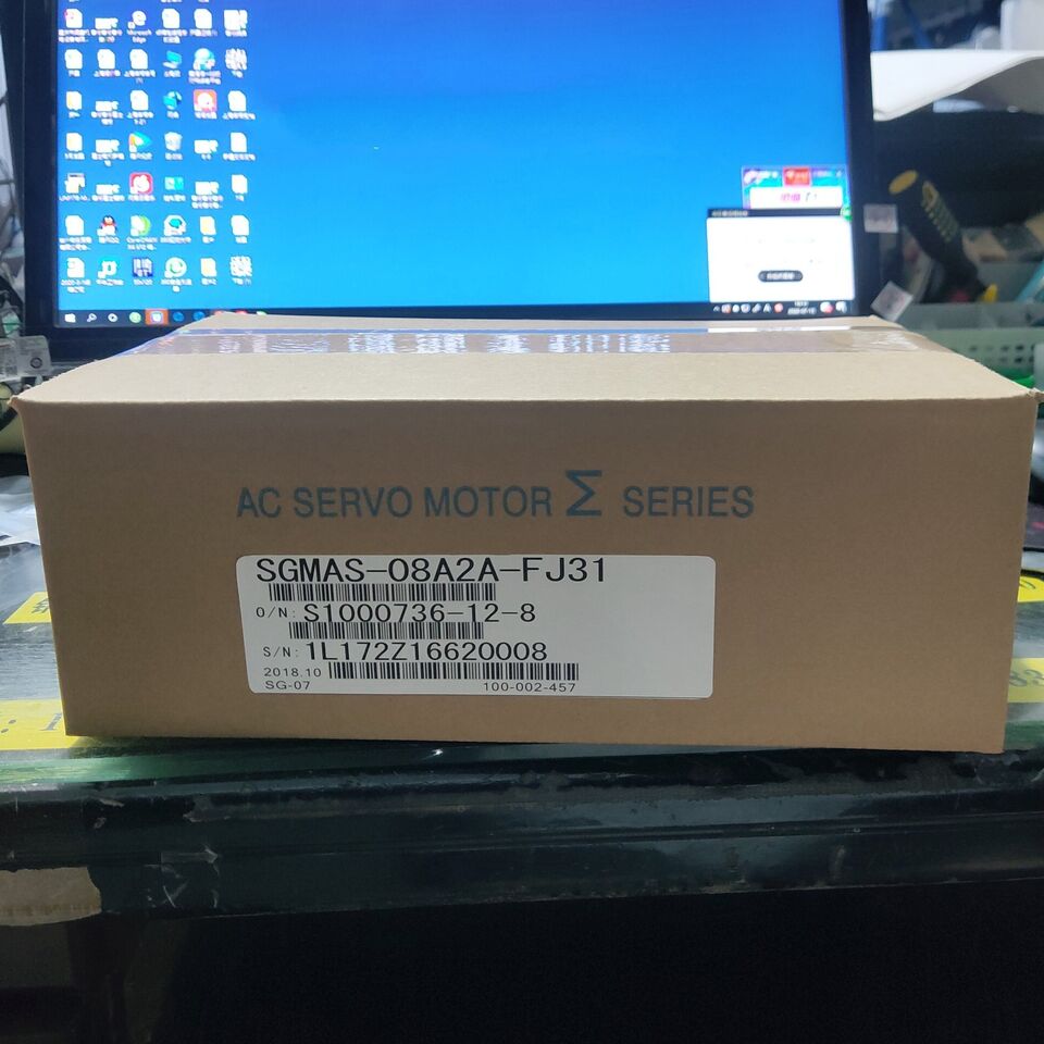 new 1PC YASKAWA SGMAS-08A2A-FJ31 Servo Motor In Box ping - YASKAWA