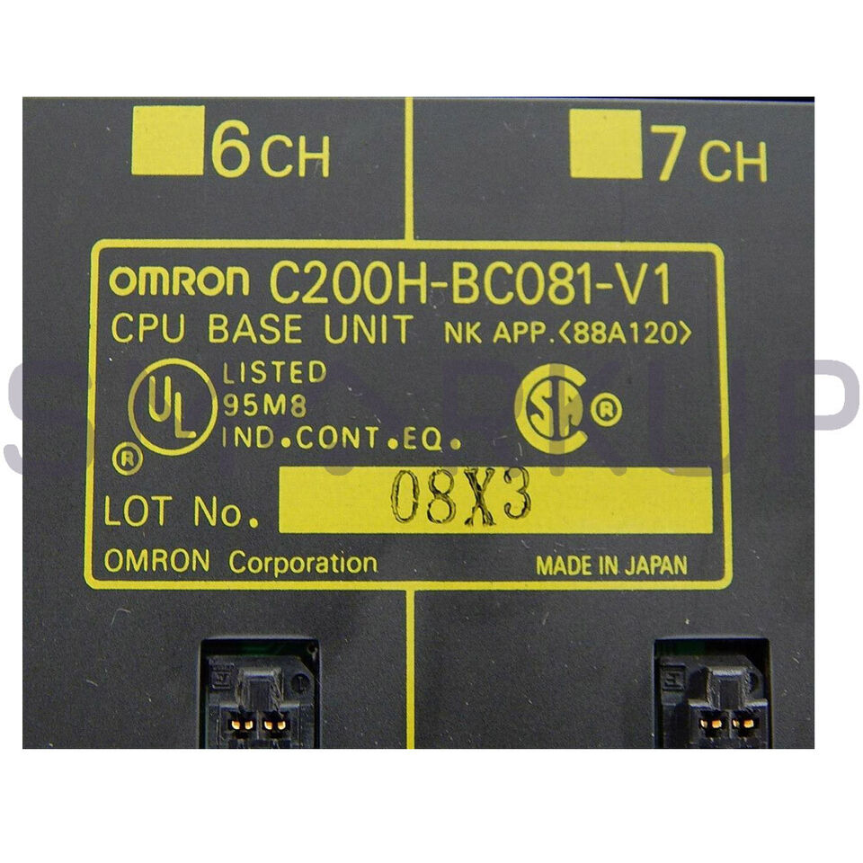 OMRON C200H-BC081-V1 PLC Controller - OMRON