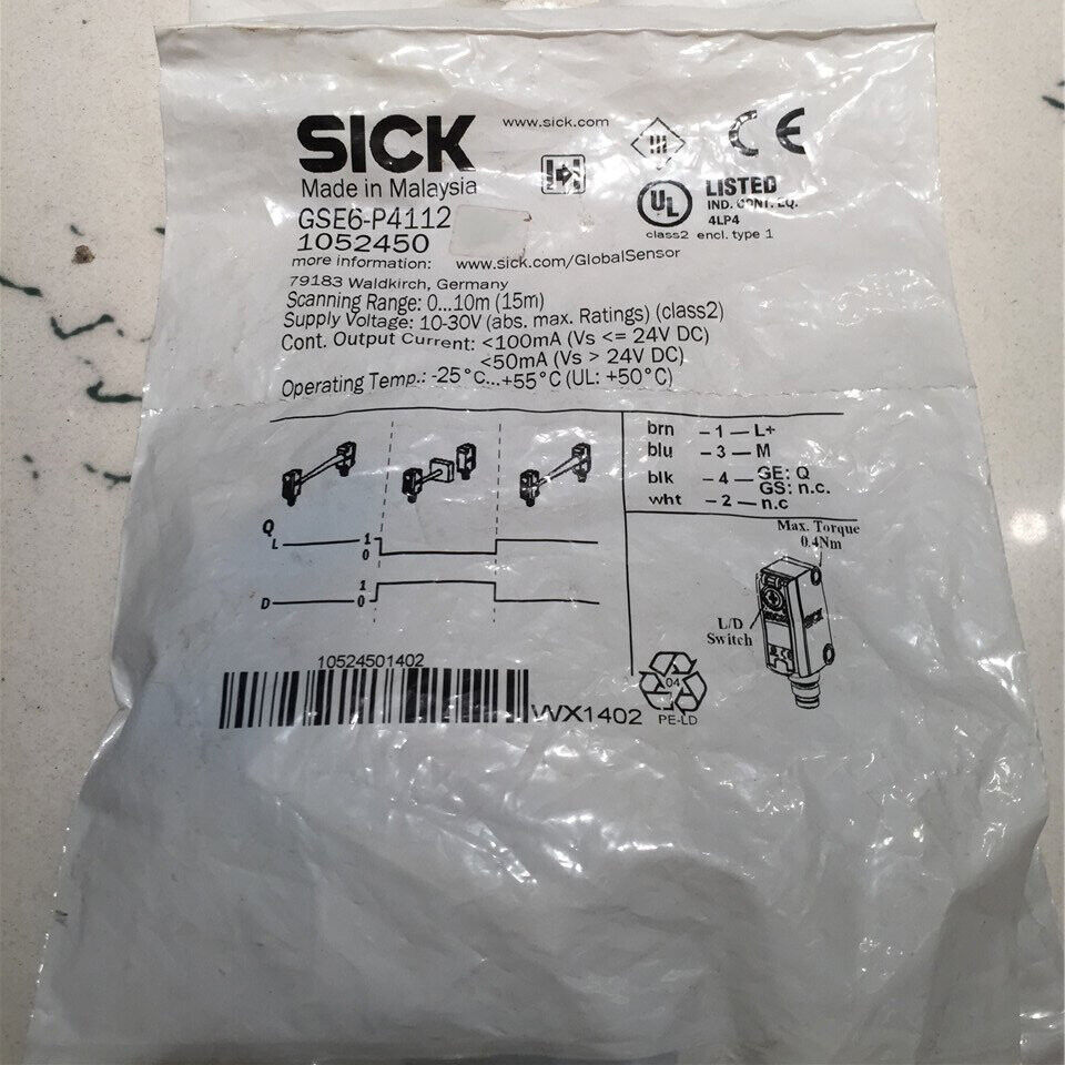 new 1PC Sick GSE6-P4112 Photoelectric Sensor GSE6P4112 - SICK