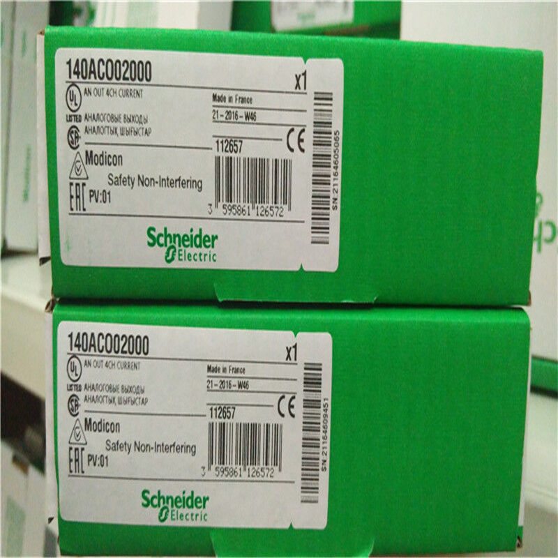 Schneider 140ACO02000 PLC Analog Output Module ping - SCHNEIDER