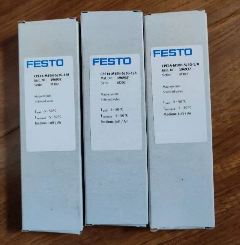 FESTO CPE14-M1BH-5/3G-1/8 Solenoid Valve - FESTO