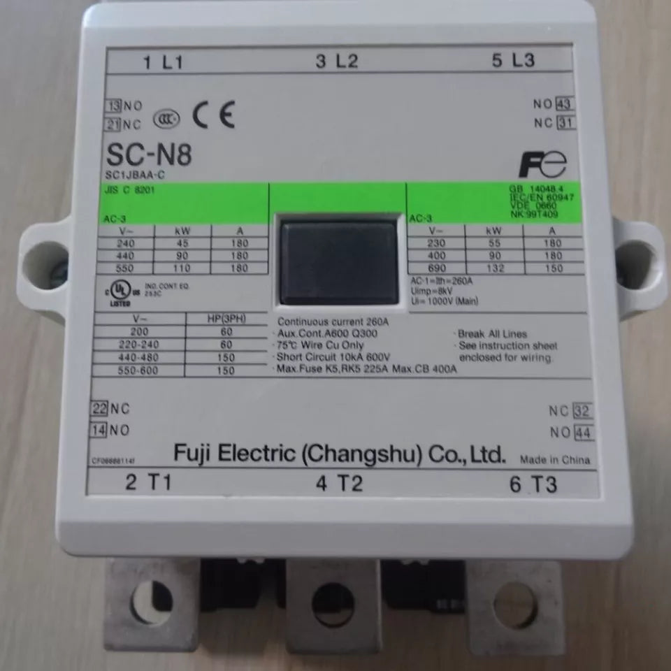 new 1PC Fuji SC-N8 110V Magnetic Contactor SCN8 ping - FUJI