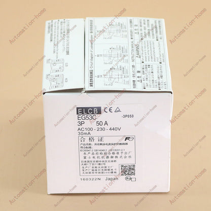 Optimized 1PC Fuji EG55C 3P 50A Leakage Circuit Breaker - FUJI