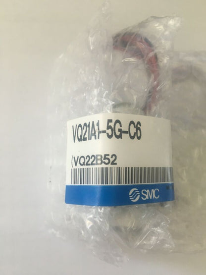 new 1PC SMC VQ21A1-5G-C6 Solenoid Valve VQ21A15GC6 - SMC