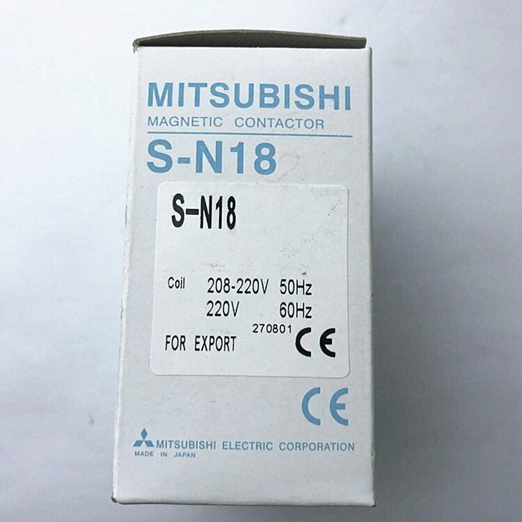 new Mitsubishi S-N18 AC220V Contactor 1PC SN18 - MITSUBISHI