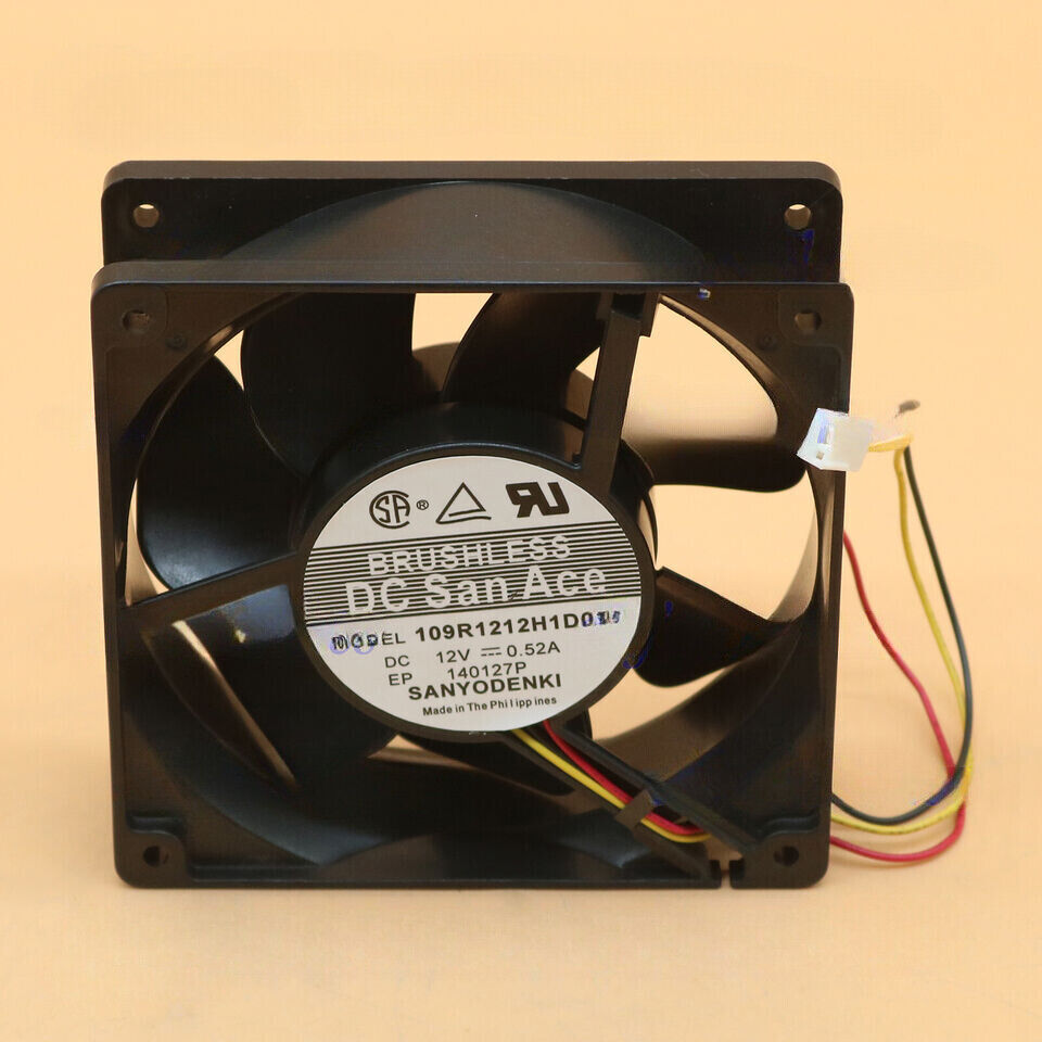 new 1PC For San Ace120 12V 0.52A cooling fan 109R1212H1D01 - SAN ACE