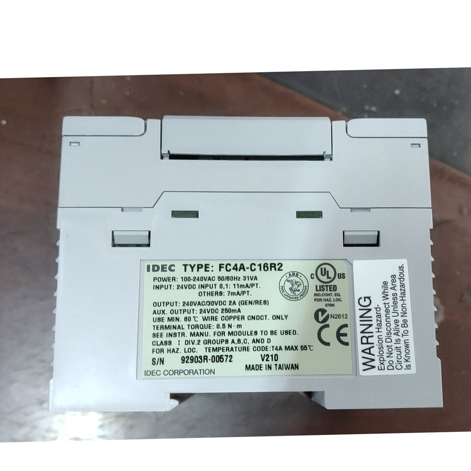 new One IDEC FC4A-C16R2 FC4AC16R2 PLC Module ping - IDEK