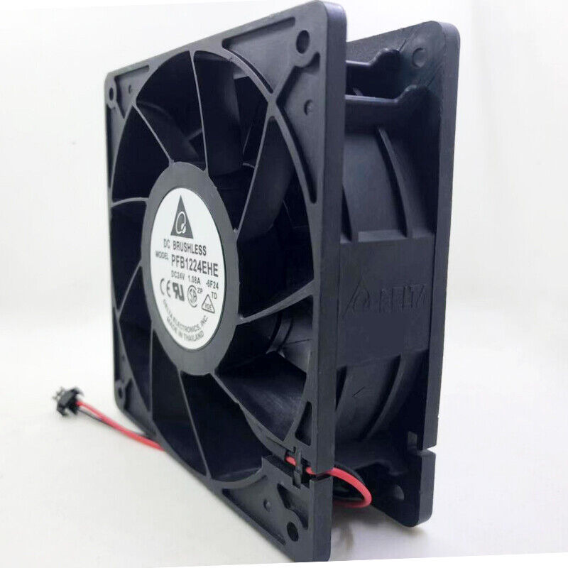 new 1PC Delta PFB1224EHE 12CM 12038 24V 1.08A 2-pin Cooling Fan - DELTA
