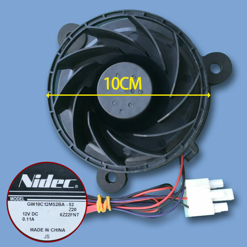 1PC Refrigerator Built-in Cooling Fan GW10C12MS2BA-52 DC12V 0.11A - GW10C12MS2BA-52