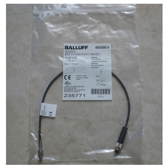 BES 516-3005-G-E4-C-S49-00.3 Proximity Switch 1PC BALLUFF BES 516-3005-G-E4-C-S49-00.3 Proximity Switch - BALLUFF