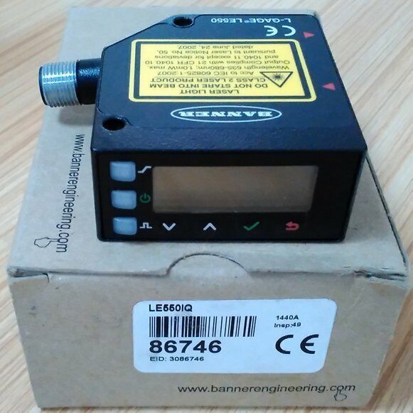 new 1PC  Banner LE550IQ Laser Sensor In Box ping