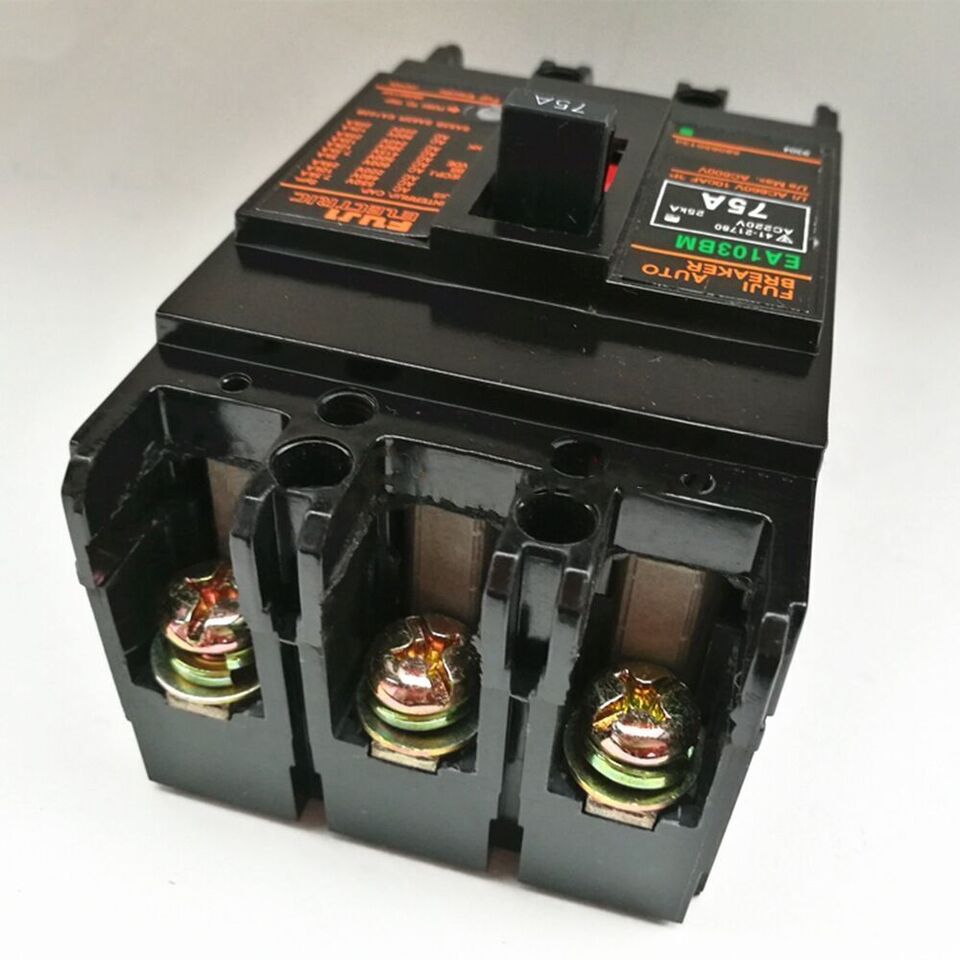 1PC 75A 3P Circuit Breaker - Fuji EA103BM - FUJI