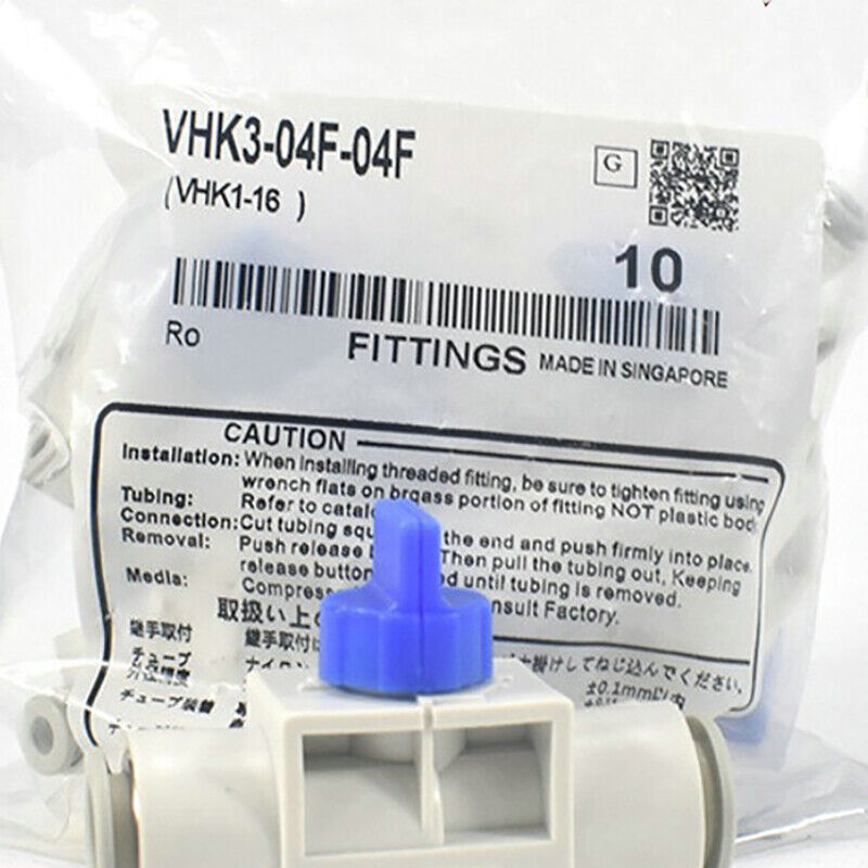 new 5PCS SMC VHK3-04F-04F Hand-operated Valves VHK304F04F - SMC