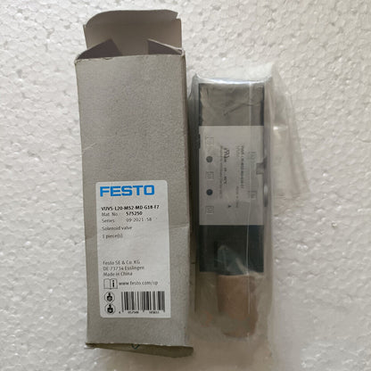 Festo VUVS-L20-M52-MD-G18-F7 575250 Solenoid Valve One - FESTO
