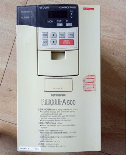 Mitsubishi FR-A540-3.7K 3.7KW 380V PLC Used - MITSUBISHI