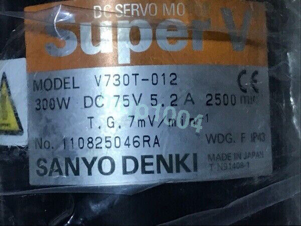 new 1PC SANYO V730T-012 DENKI SERVO MOTOR V730T012  ping SANYO