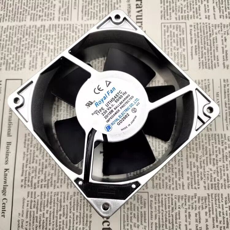 new 1PC all-metal iron blade fan UTHS457C 12038 230V 20/18W - INDUSTRIALFANSCO
