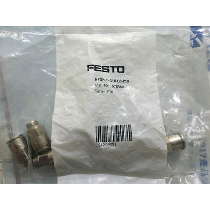 Festo NPQH-D-G18-Q8-P10 578340 quick connector - FESTO