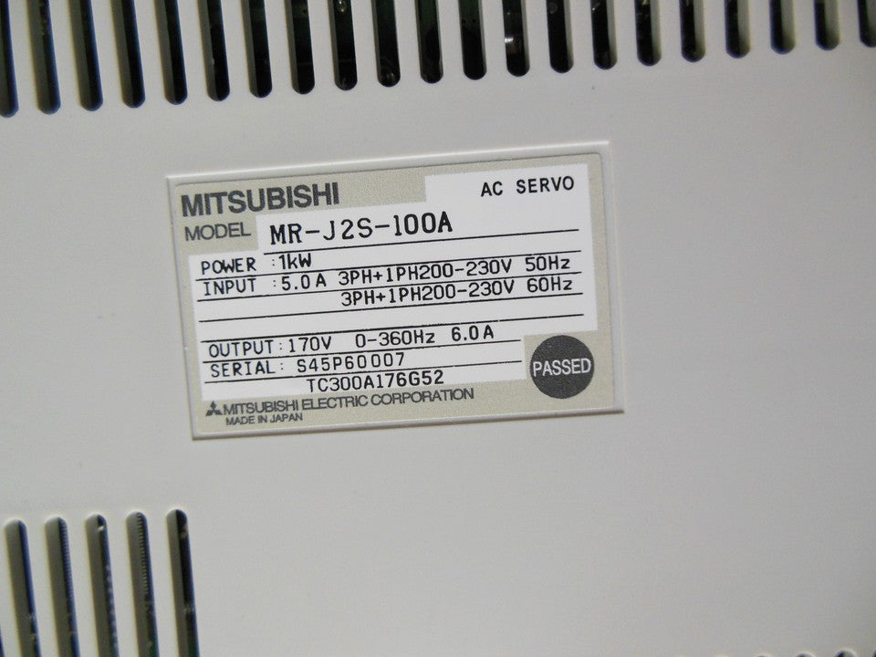 new 1* Mitsubishi AC Servo Drive MR-J2S-100A MRJ2S100A ping