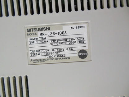 new 1* Mitsubishi AC Servo Drive MR-J2S-100A MRJ2S100A ping