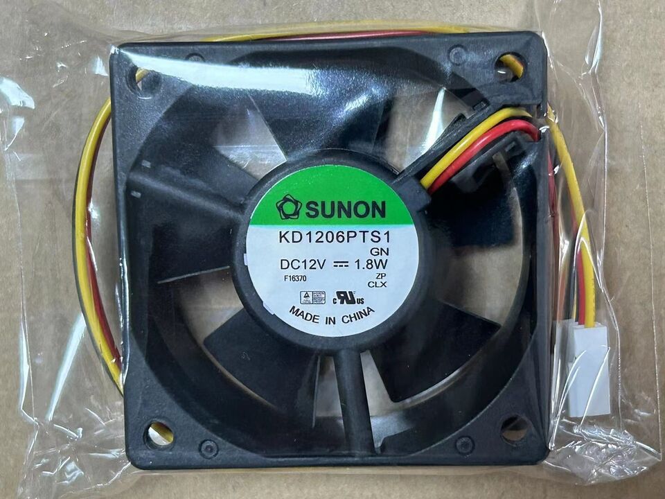 new 1PC 12V 1.8W 60x60x25mm 3 Pin Fan KD1206PTS1 DC - KOEED