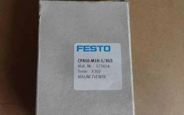 New 1PC Festo CPA10-M1H-5/3GS 173454 Solenoid Valve - FESTO