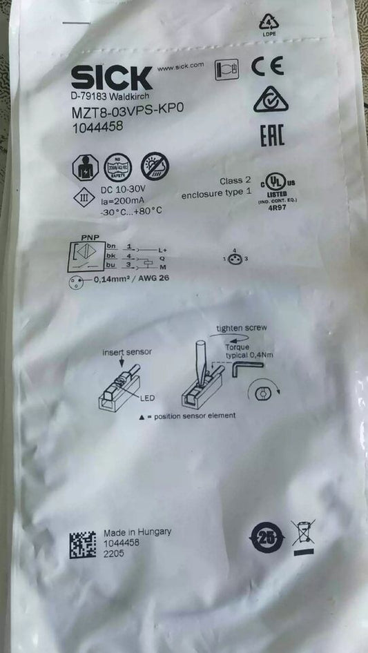 new SICK MZT8-03VPS-KP0 Sensor One - SIK