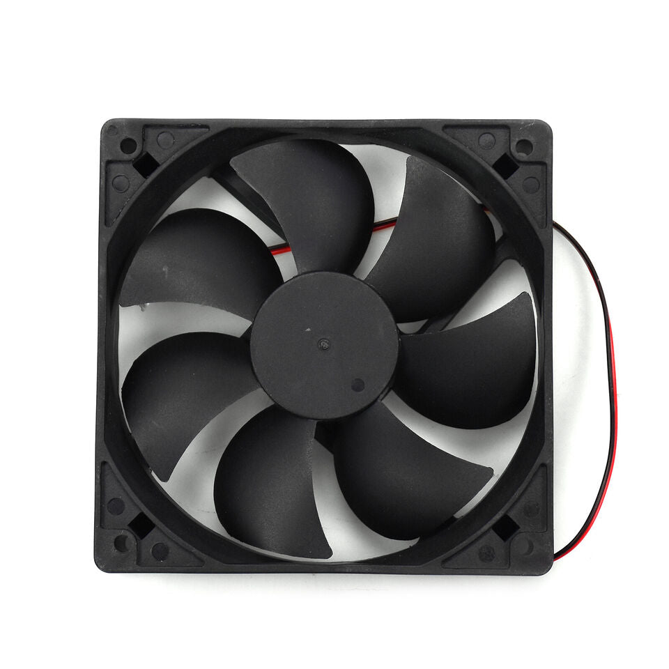 used Qty:1pc for 12V Cooler 0.35A 12CM 120*120*25mm 2pin Cooling Fan PY-1225H12S - PY