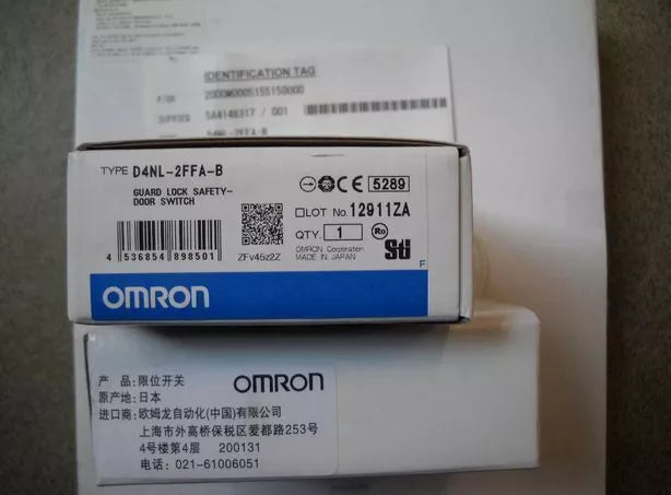OMRON D4NL2FFAB Safety Door Switch D4NL-2FFA-B Model with High Reliability and Long-lasting Performance - OMRON