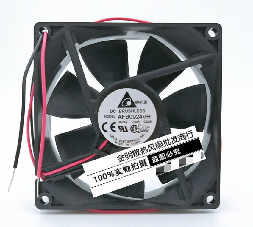 used 1 pcs DC high air volume cooling fan 9CM AFB0924VH 24V 0.40A