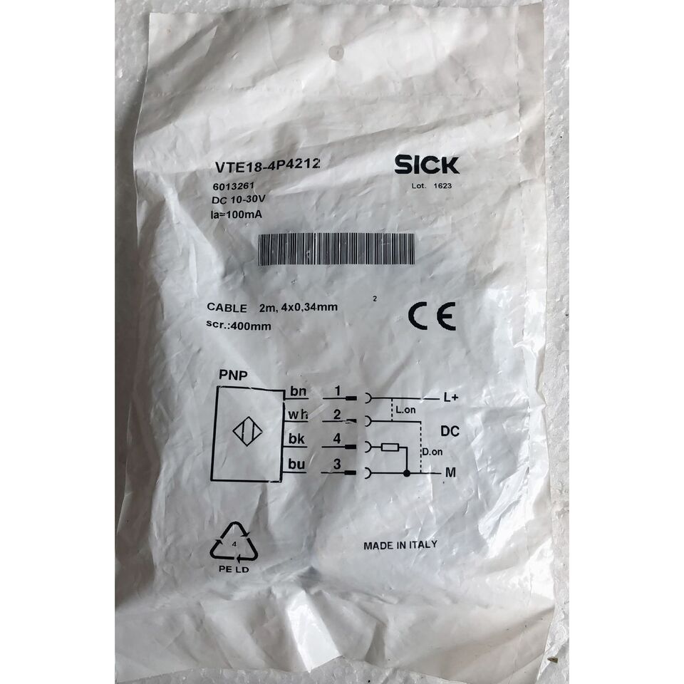 new SICK VTE18-4P4212 Photoelectric Switch One VTE184P4212 - SICK